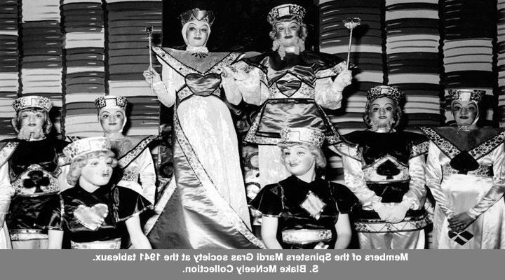 1941年左右，老处女狂欢节的成员