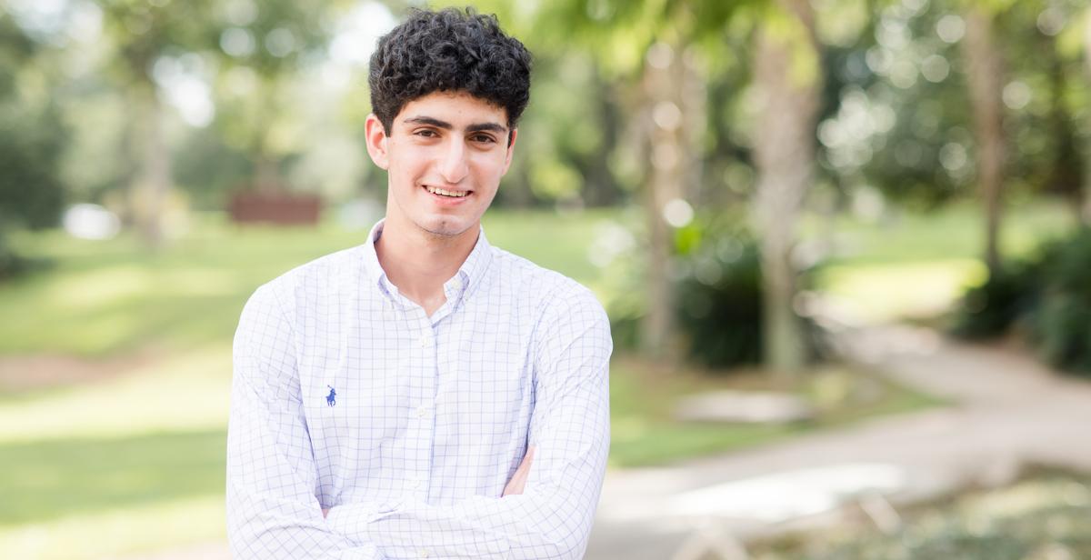 Charbel Mawad is majoring in accounting in the Mitchell College of Business. 